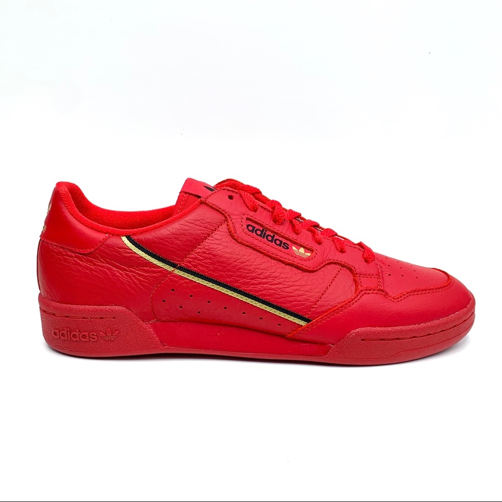adidas Continental 80 Men’s Scarlet/Gold Scarlet - Picture 7 of 11
